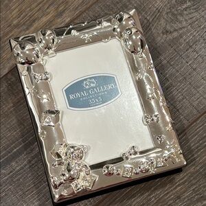 Royal Gallery Silver Baby-Themed 4x6 Photo Album